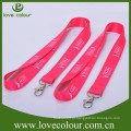 Hot vendendo alta qualidade promocional personalizado poliéster Lanyard com J-gancho